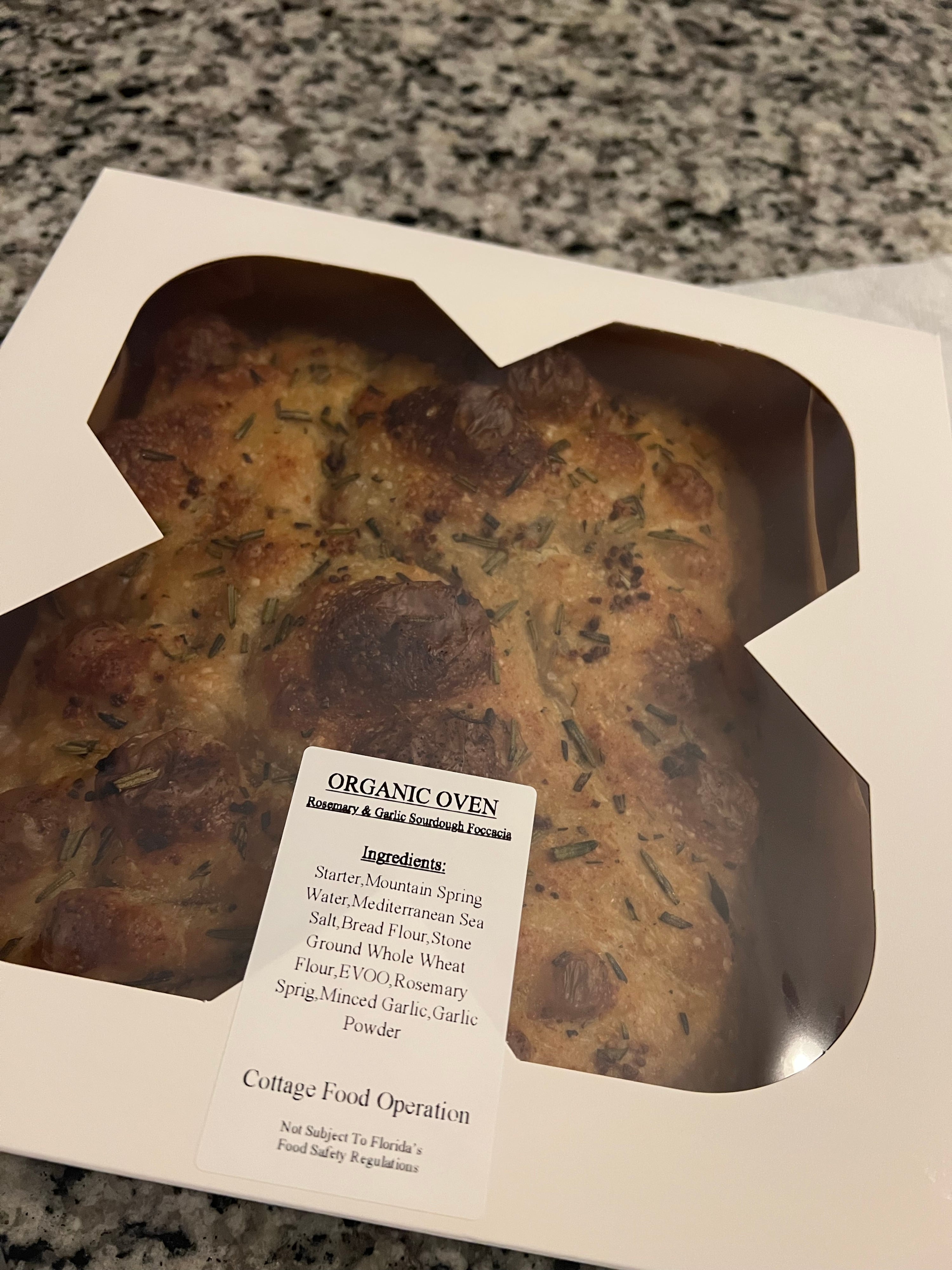 ORGANIC OVEN SOURDOUGH BREAD BAKED GOODS DESSERTS