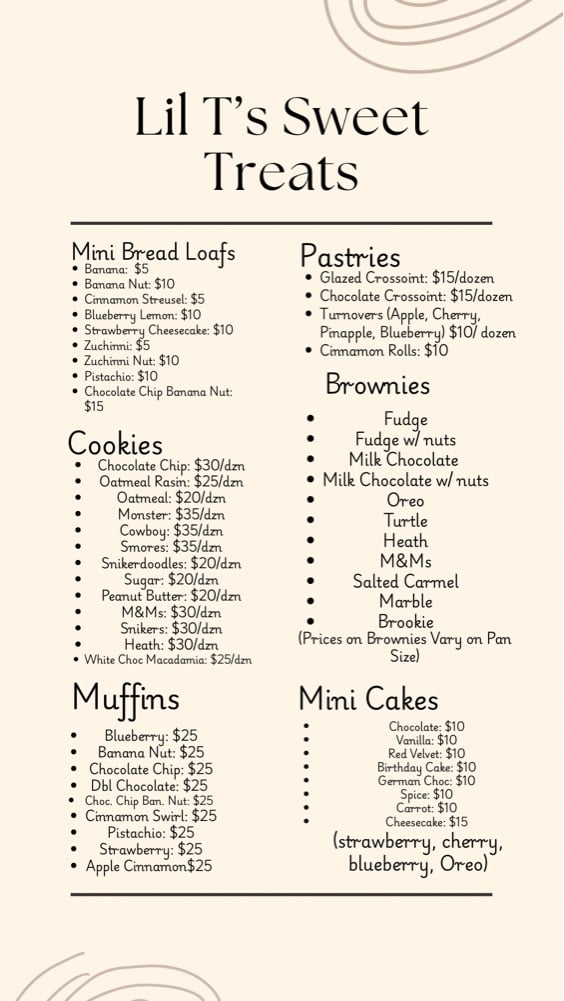 Lil T's Sweet Treats